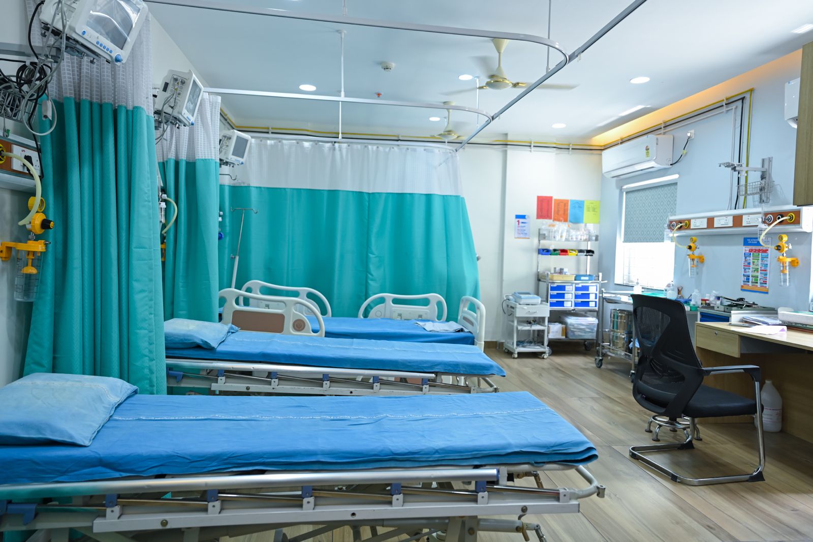 Patient care ward at AJUDA Hospitals